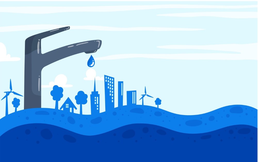 Ilustrasi Gambar Tantangan dalam Manajemen Air Minum di Daerah Urban