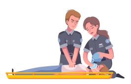 Ilustrasi Gambar Protokol Penanganan Cedera Trauma oleh Medical First Responder