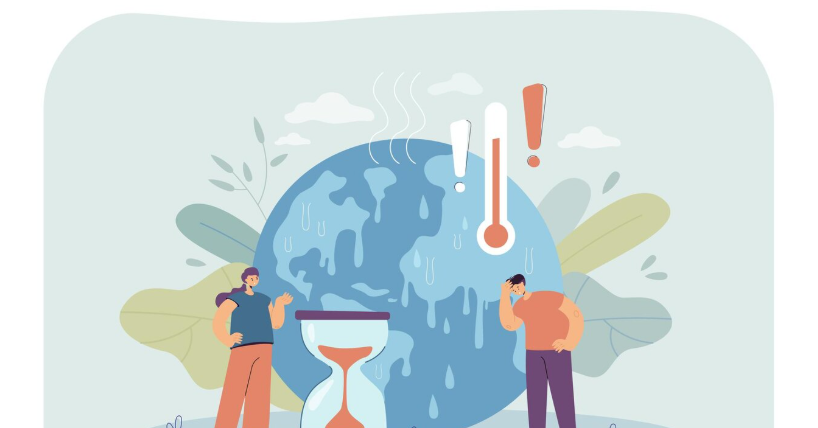 Ilustrasi Gambar Dampak Perubahan Iklim terhadap Ketahanan Pangan