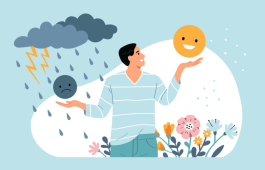 Ilustrasi Gambar Mengelola Emosi Pribadi agar Tidak Membebani Tim